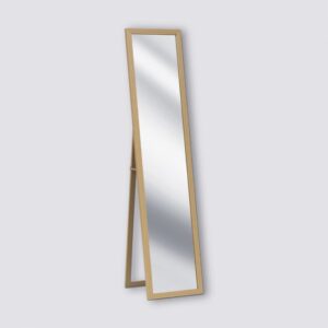 ribbed cheval mirror 155x32cm