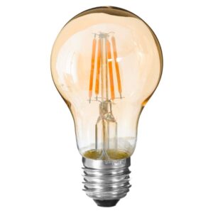 incandesent amber bulb e27 a60 2w