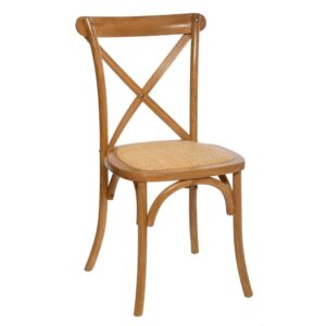 isak oak french bistro chair