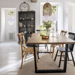 isak oak french bistro chair