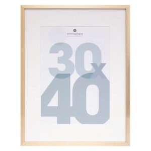 gold colour 30x40cm photo frame