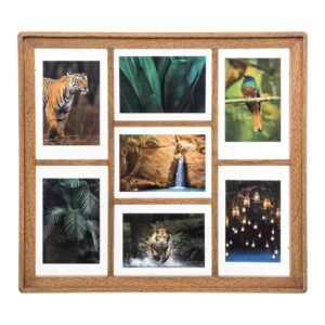heavea wood 7 4x6 photo collage