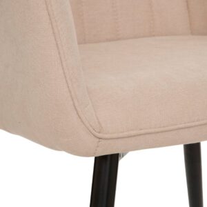 vicosa beige dining arm chair