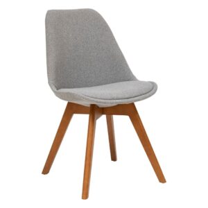 baya vintage chair grey textile