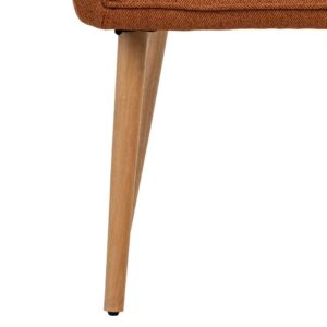 vicosa amber armed dining chair with beech legs