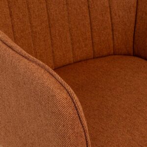 vicosa amber armed dining chair with beech legs