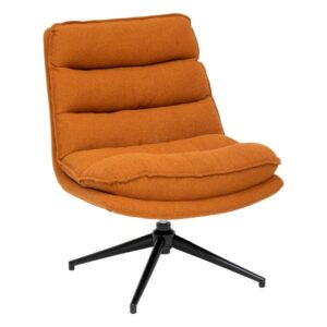 harper amber material swivel chair