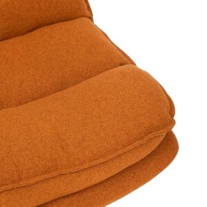 harper amber material swivel chair