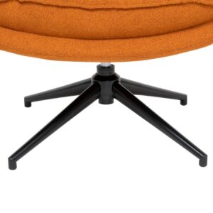 harper amber material swivel chair
