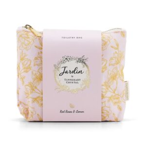 jardin toiletry bag set red roses and lemon