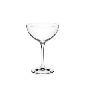 eternity set of 2 crystal cocktail glasses 340ml