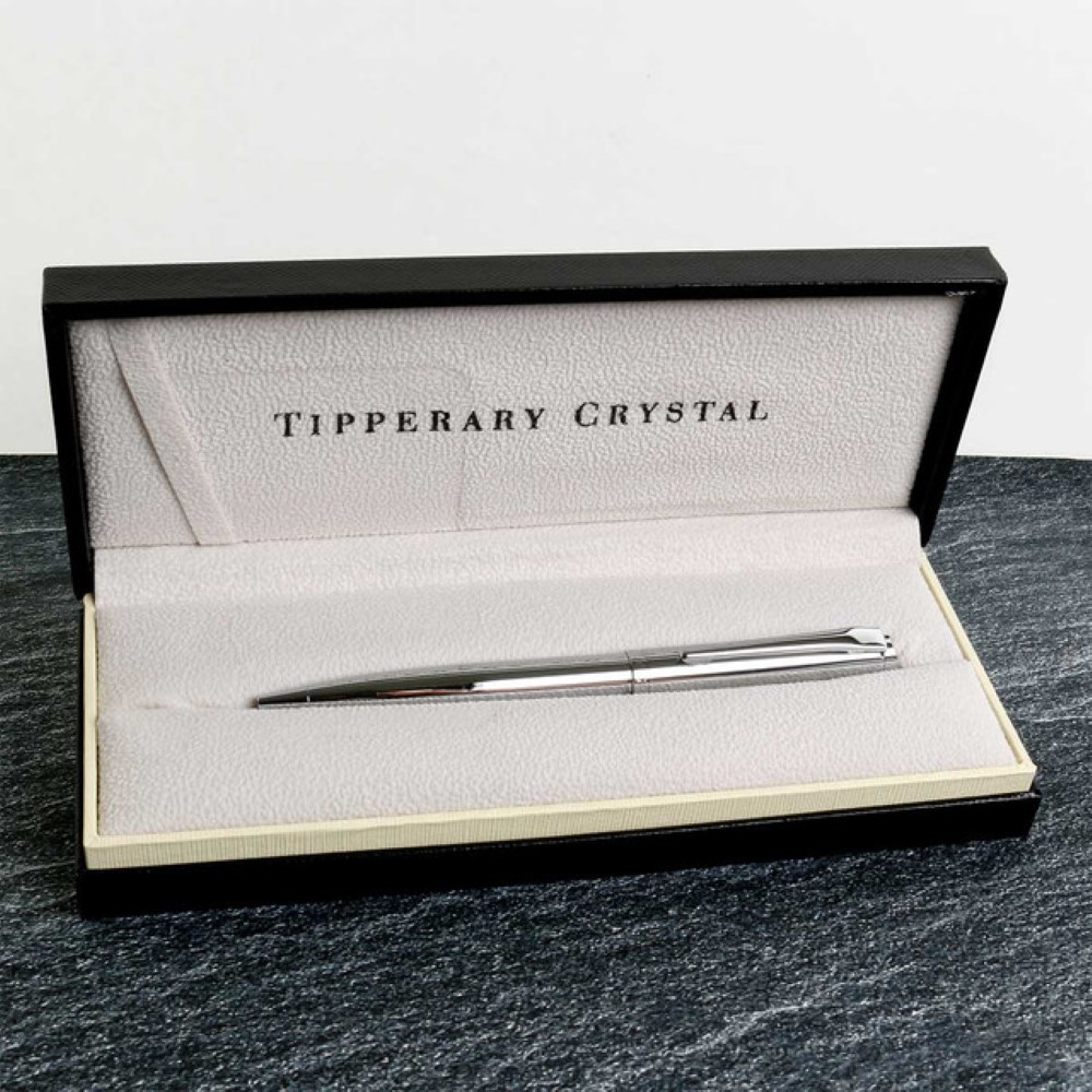oscar wilde silver pen and gift box