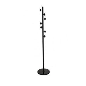 coat stand in black with marble base 180cm