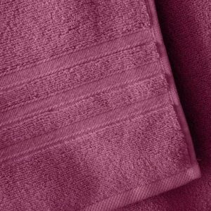 zero twist raspberry towels