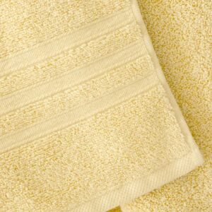 zero twist yellow towels