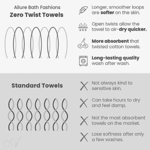 zero twist sage towels
