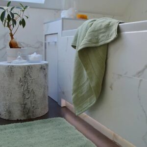 zero twist sage towels