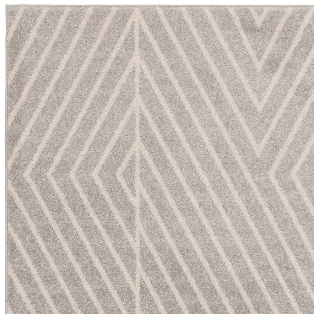 muse grey linear rug