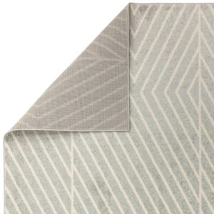 muse grey linear rug