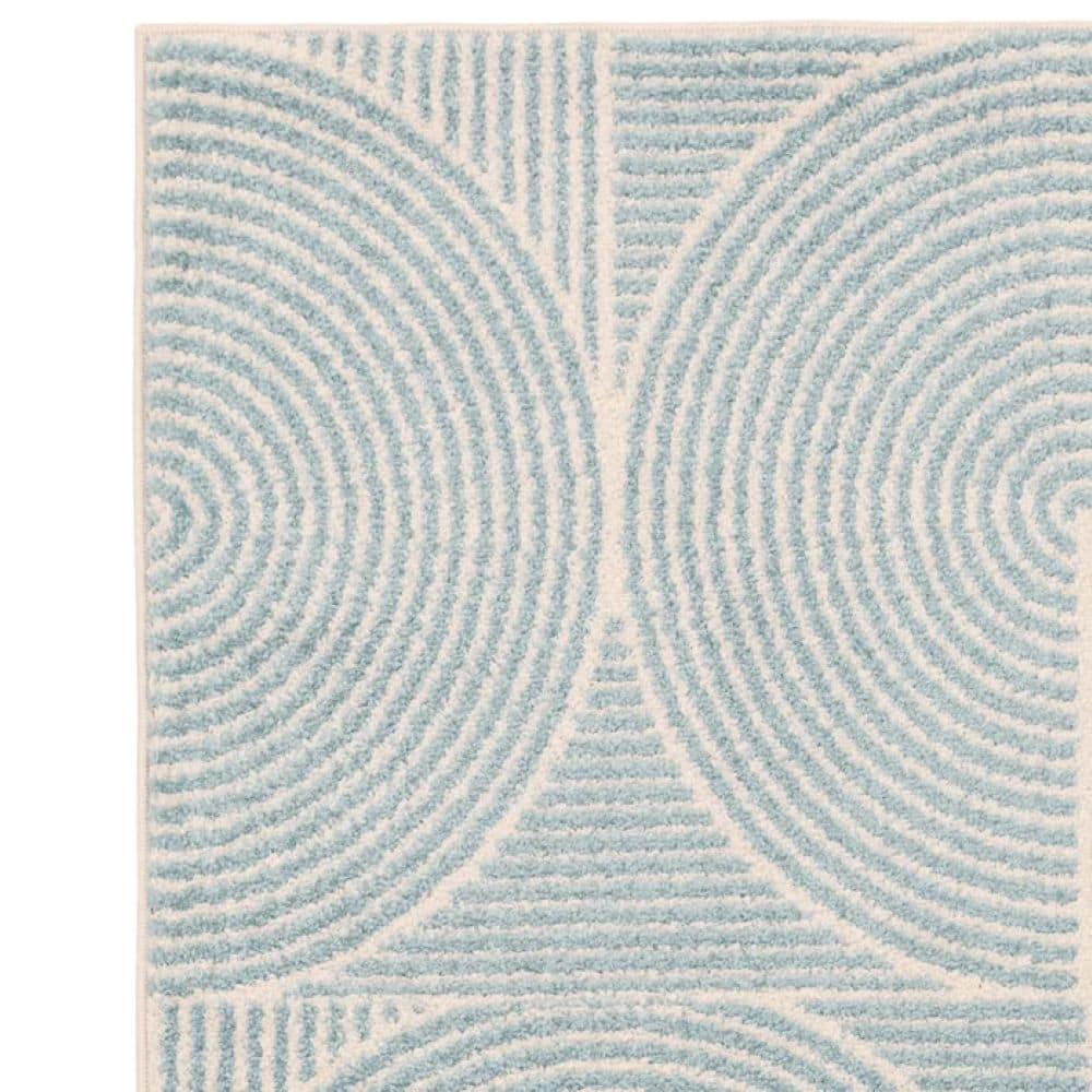 Muse Blue Swirl Rug