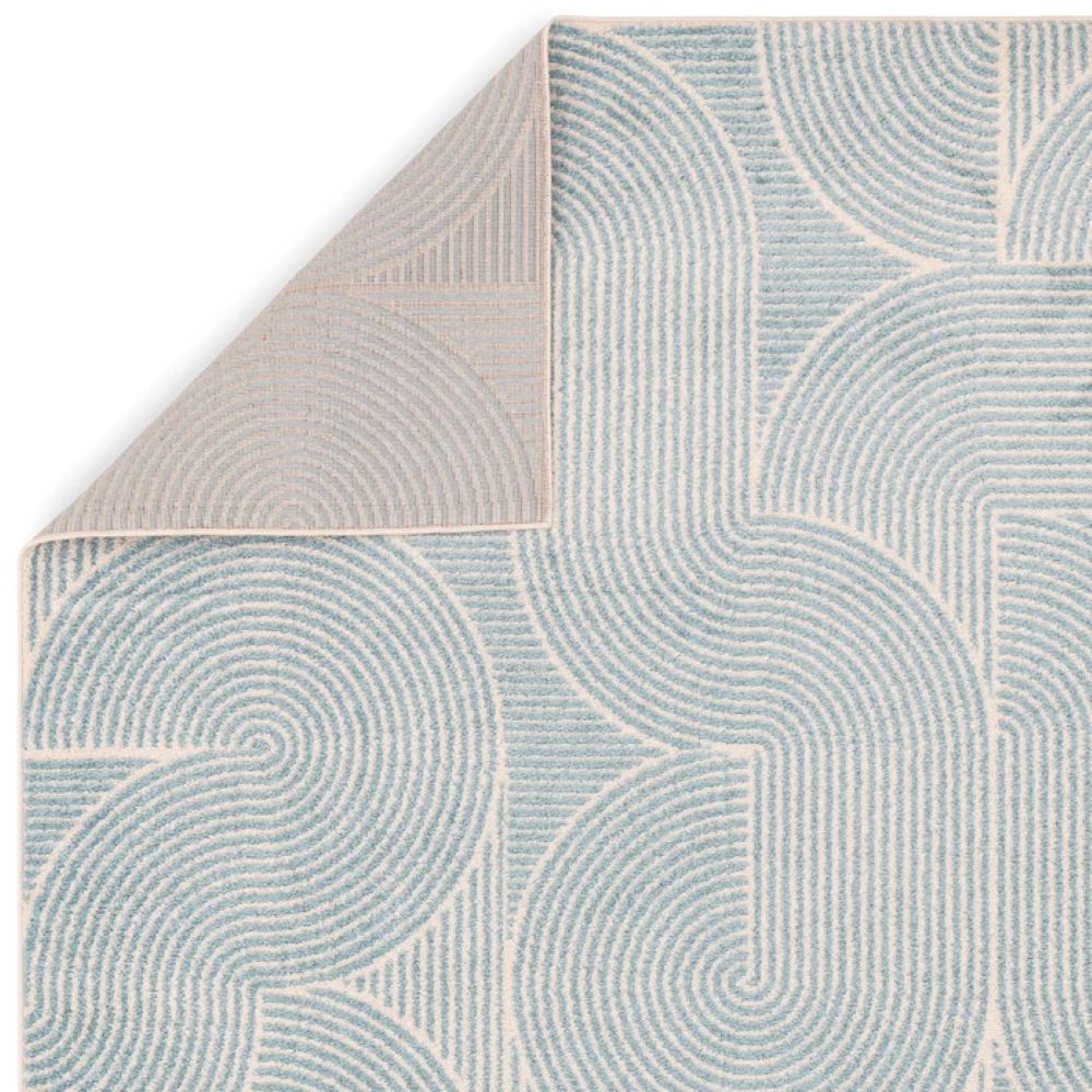 Muse Blue Swirl Rug - Image 3