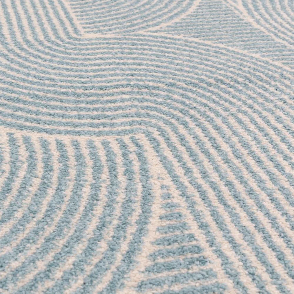 Muse Blue Swirl Rug - Image 5