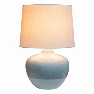 presley ceramic grey bulb table lamp h54cm