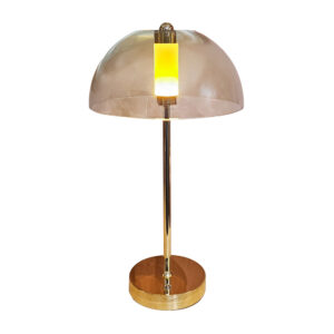 jada table lamp glass dome gold usb lamp 38x20cm