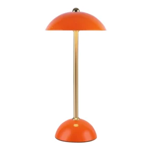 apollo usb rechargeable table lamp orange