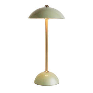 apollo usb rechargeable table lamp olive green