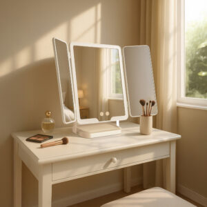 hollywood rechargeable folding mirror 44x36cm