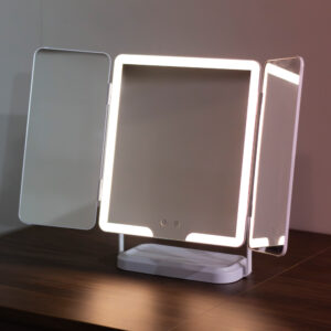 hollywood rechargeable folding mirror 44x36cm