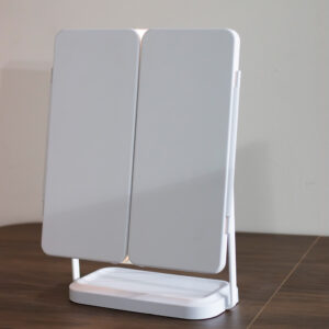 hollywood rechargeable folding mirror 44x36cm