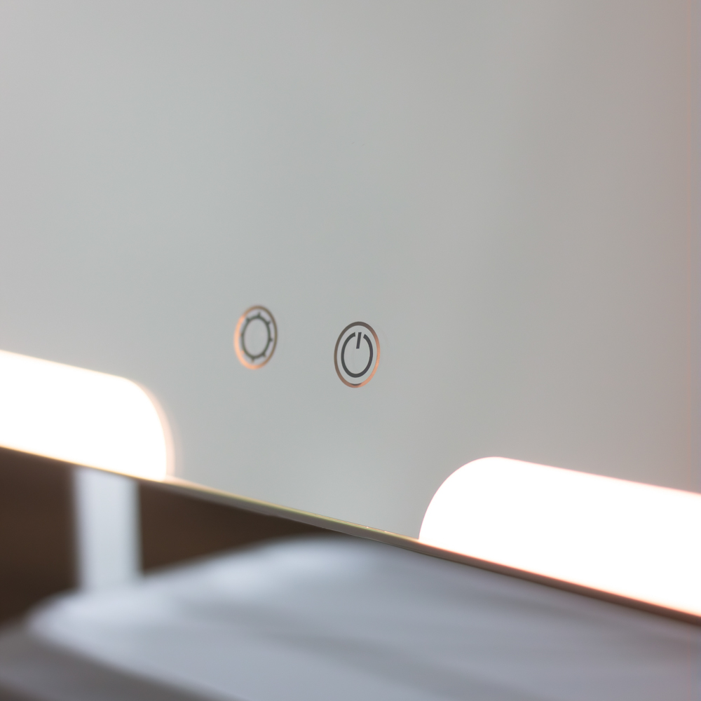 hollywood rechargeable folding mirror 44x36cm