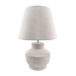 sloane white table lamp h36cm