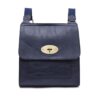 navy satchel style crossbody 26x25x8cm
