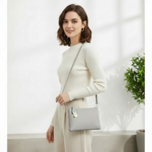 teddy crossbody khaki 17x17x10cm