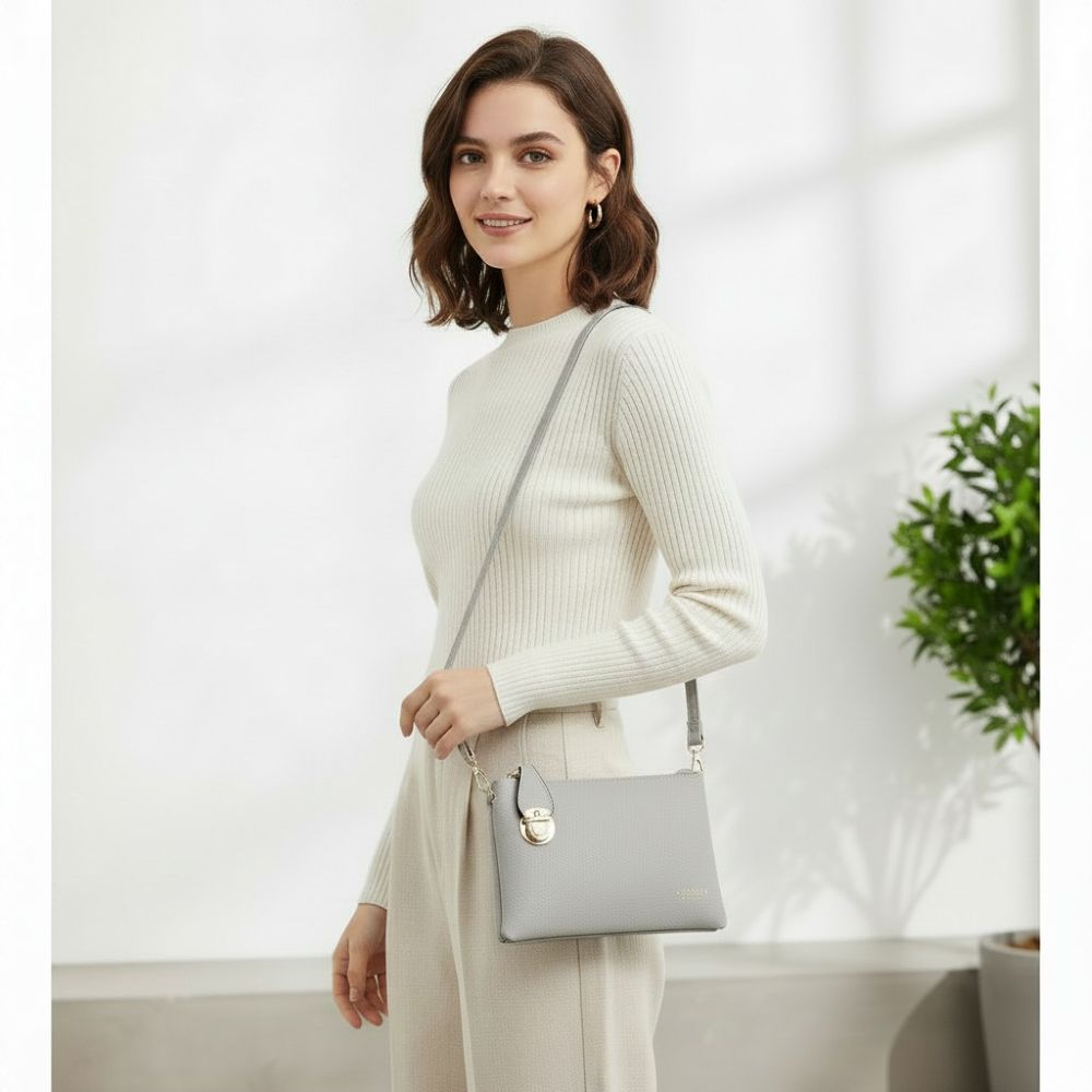 teddy crossbody khaki 17x17x10cm