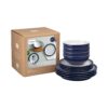 denby elements tableware set 12 piece dark blue