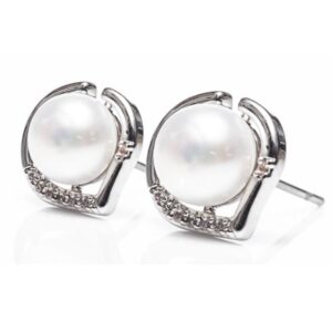silver mother of pearl earrings