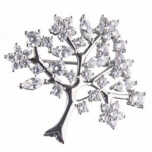 silver tree of life brooch
