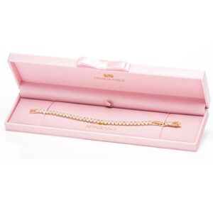 yellow gold tennis diamond bracelet