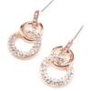 newgrange rosegold interlocking earring pair