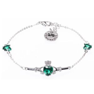 newgrange silver cladagh bracelet