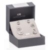 silver sun, moon, star earrings set 3
