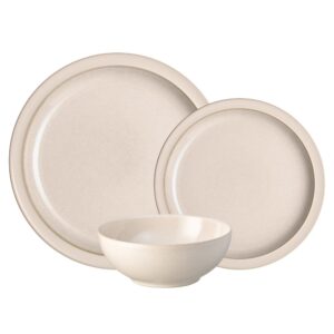 denby elements tableware set 12 piece cream