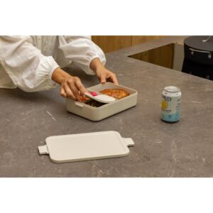 make and take bento lunch box soft beige