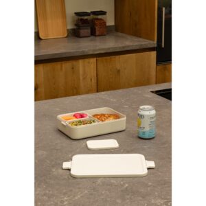 make and take bento lunch box soft beige