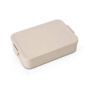 make and take bento lunch box soft beige