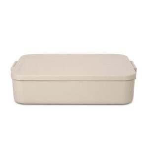make and take bento lunch box soft beige